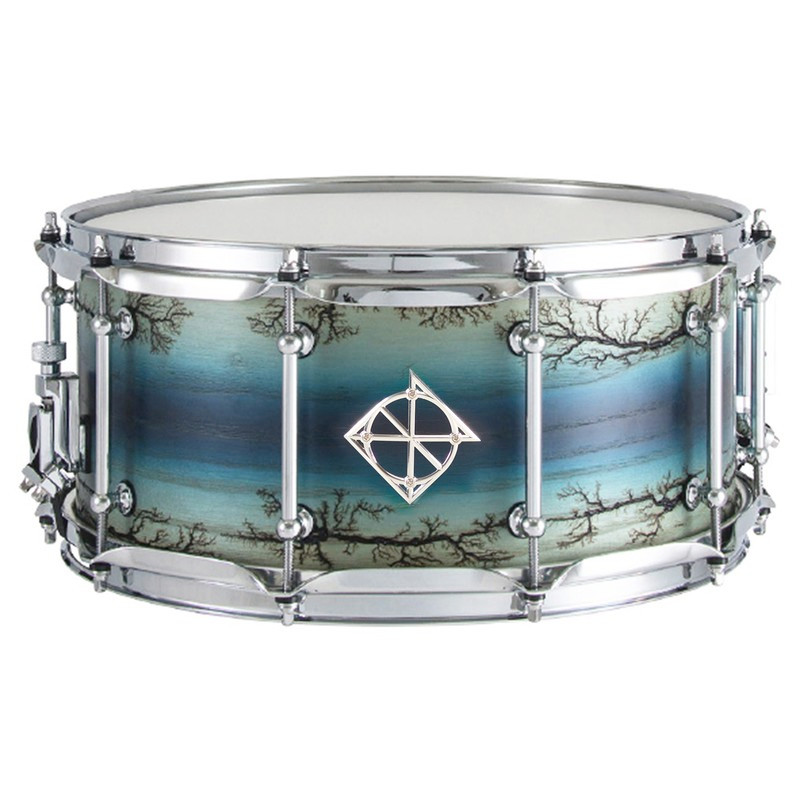 Dixon Artisan 6.5 x 14 Enchanted Ash Snare Drum Electric Blue (SAN654EA) | Musician Madness