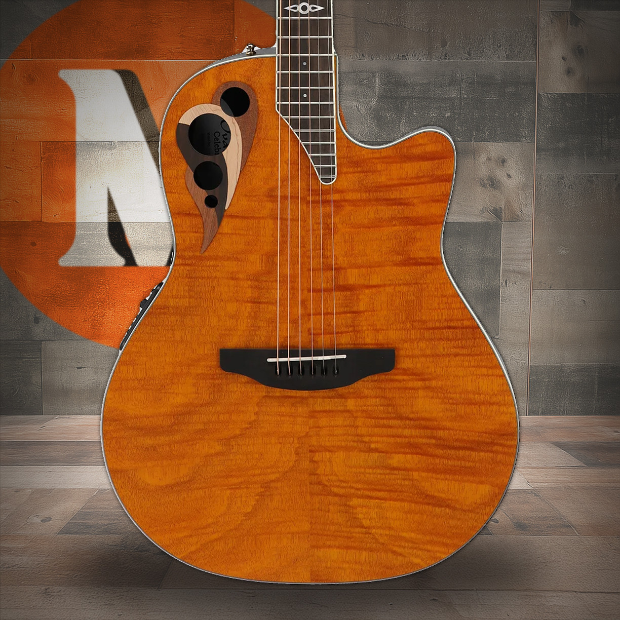 Ovation Guitar Celebrity Elite Deluxe Plus E-Acoustic Guitar Deep Contour CDX40P-FM 2026 LTD (CDX40-FM-G) | Musician Madness