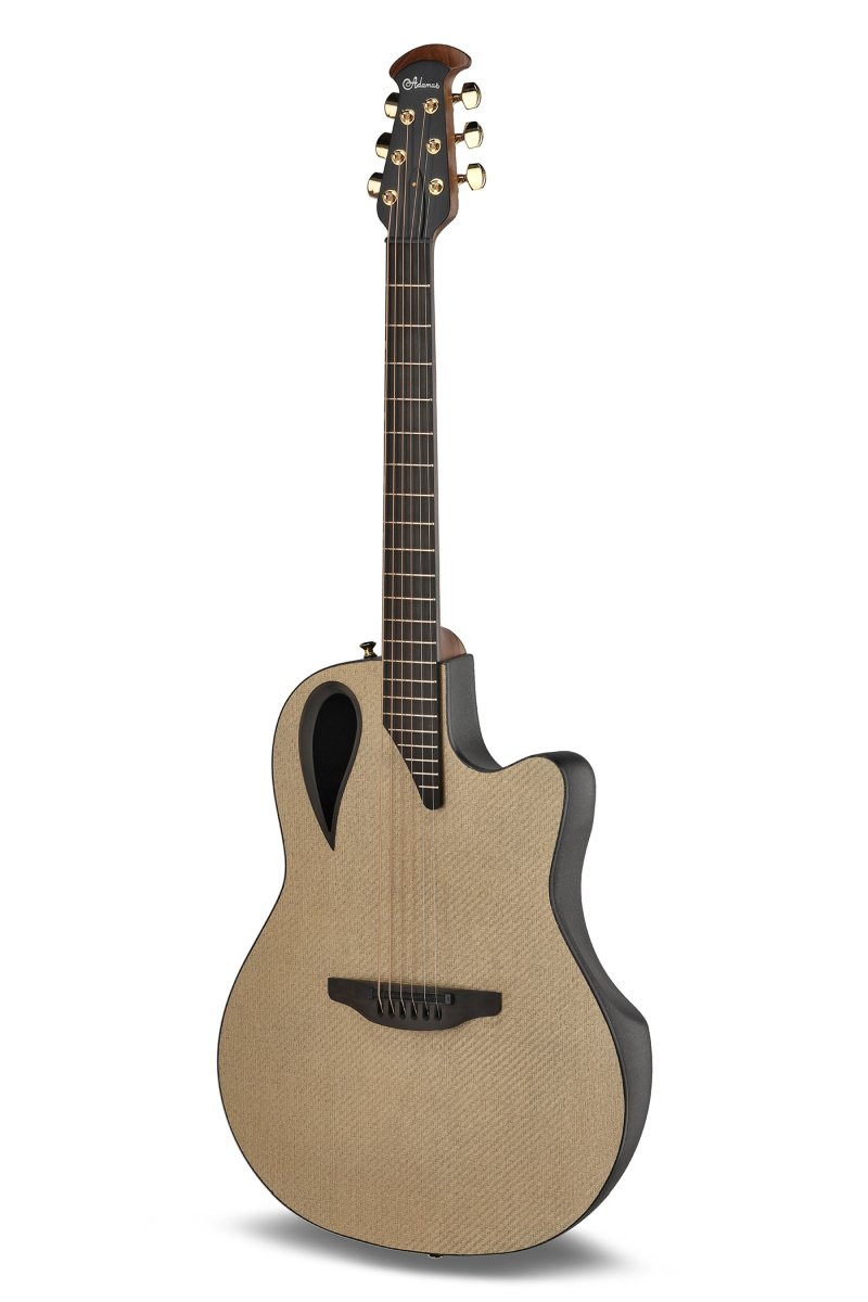 Adamas E-Acoustic Guitar MD80-AG-G Teadrop Mid Cutaway Gold Woven