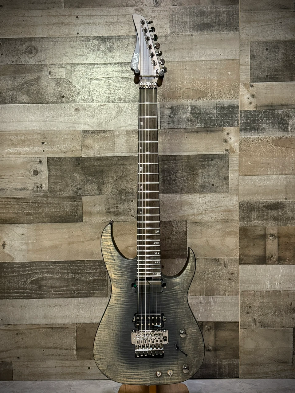 Schecter Banshee Mach-7 FR S Electric Guitar - Fallout Burst - Open Box (1413) | Musician Madness
