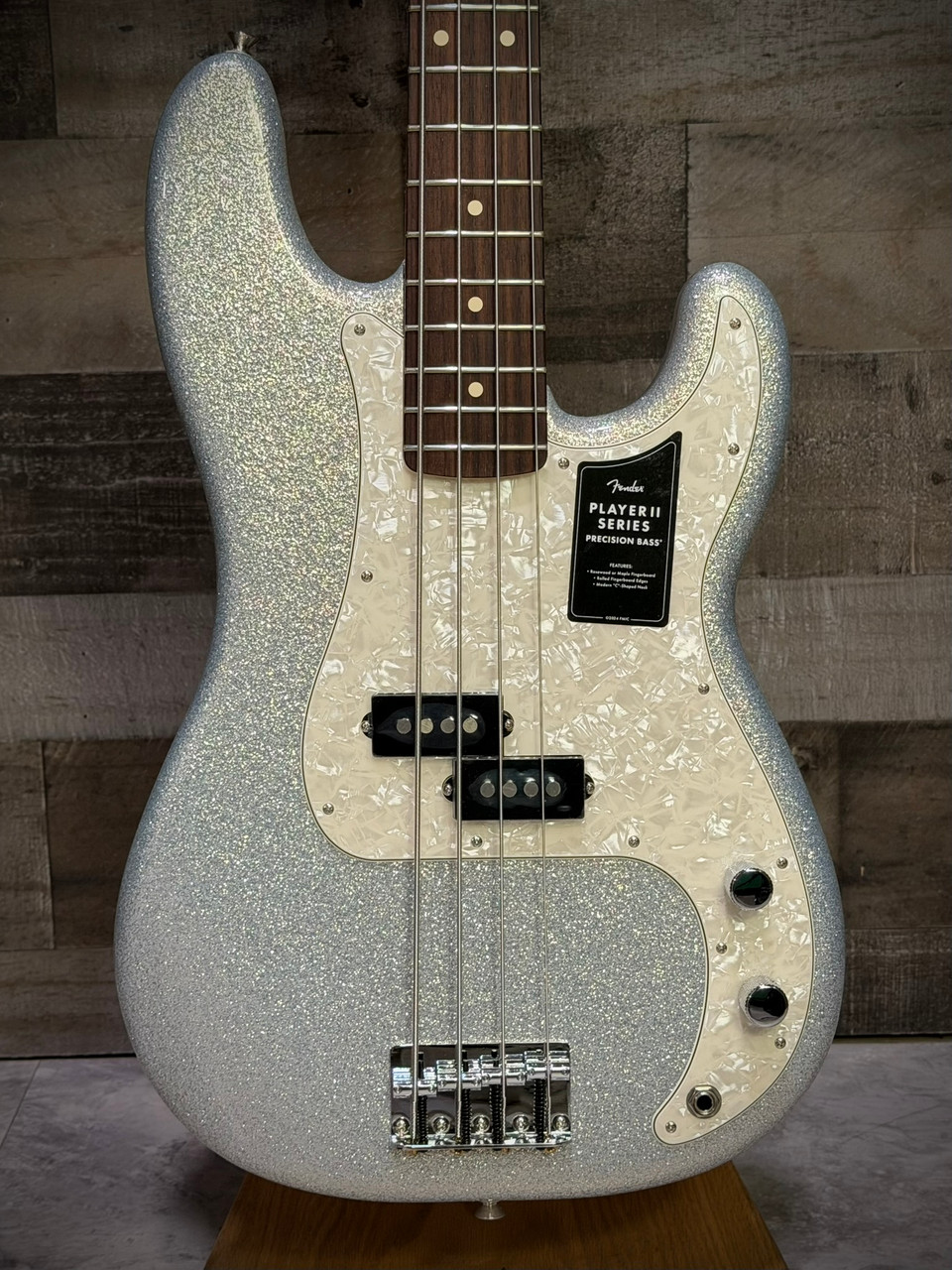 Fender 75th Anniversary Player II Sparkle Precision Bass - Diamond Dust Sparkle | Musician Madness