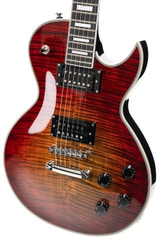 Cort Classic Rock Series CR300 Deluxe Electric Guitar - Flaming Burst (CR300DLXFB-U) | Musician Madness