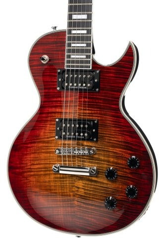 Cort Classic Rock Series CR300 Deluxe Electric Guitar - Flaming Burst (CR300DLXFB-U) | Musician Madness