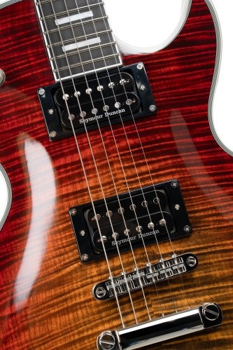 Cort Classic Rock Series CR300 Deluxe Electric Guitar - Flaming Burst (CR300DLXFB-U) | Musician Madness