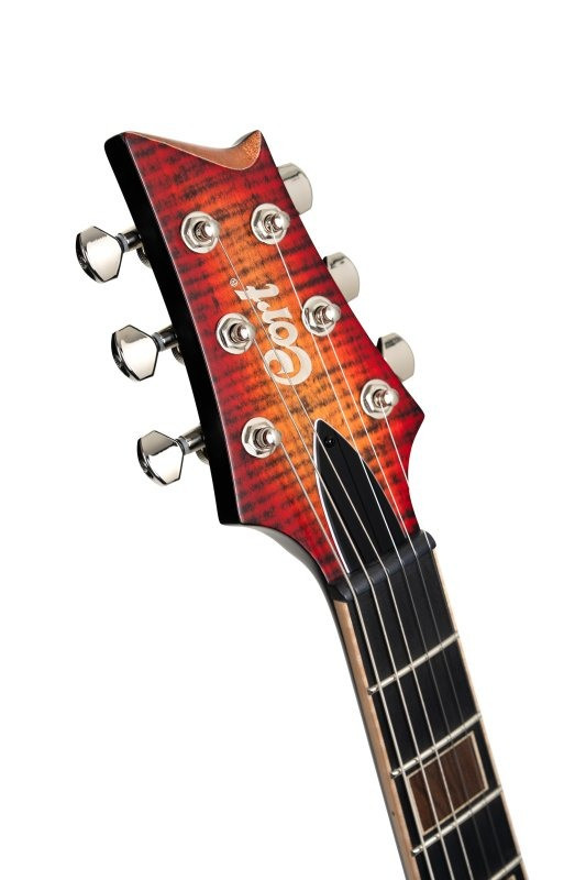 Cort M Series M900 Semi-Hollow Body Electric Guitar - Flaming Burst (M900FB-U) | Musician Madness