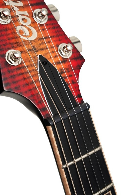 Cort M Series M900 Semi-Hollow Body Electric Guitar - Flaming Burst (M900FB-U) | Musician Madness