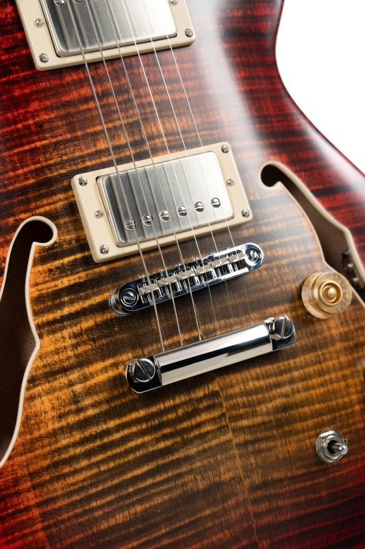 Cort M Series M900 Semi-Hollow Body Electric Guitar - Flaming Burst (M900FB-U) | Musician Madness
