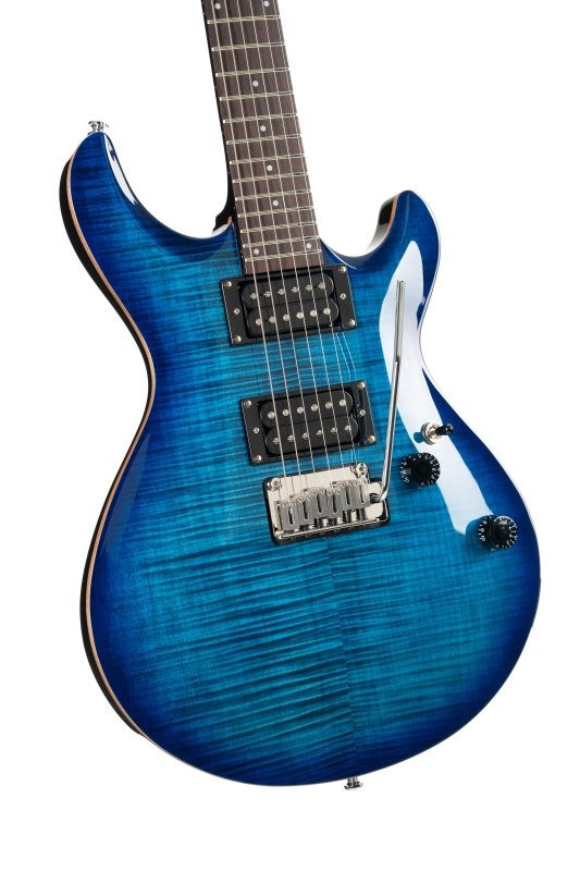Cort M Series M600T Tremelo Bridge Electric Guitar - Blue Burst (M600TBLB-U)