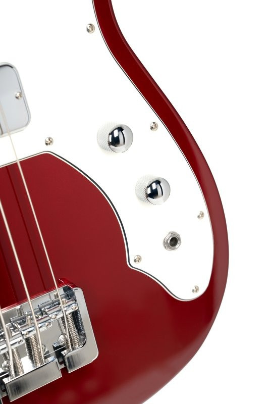 Cort Retro 304 Short-Scale 4-String Bass Guitar with Gig Bag - Candy Apple Red (RETRO304CAR-U)