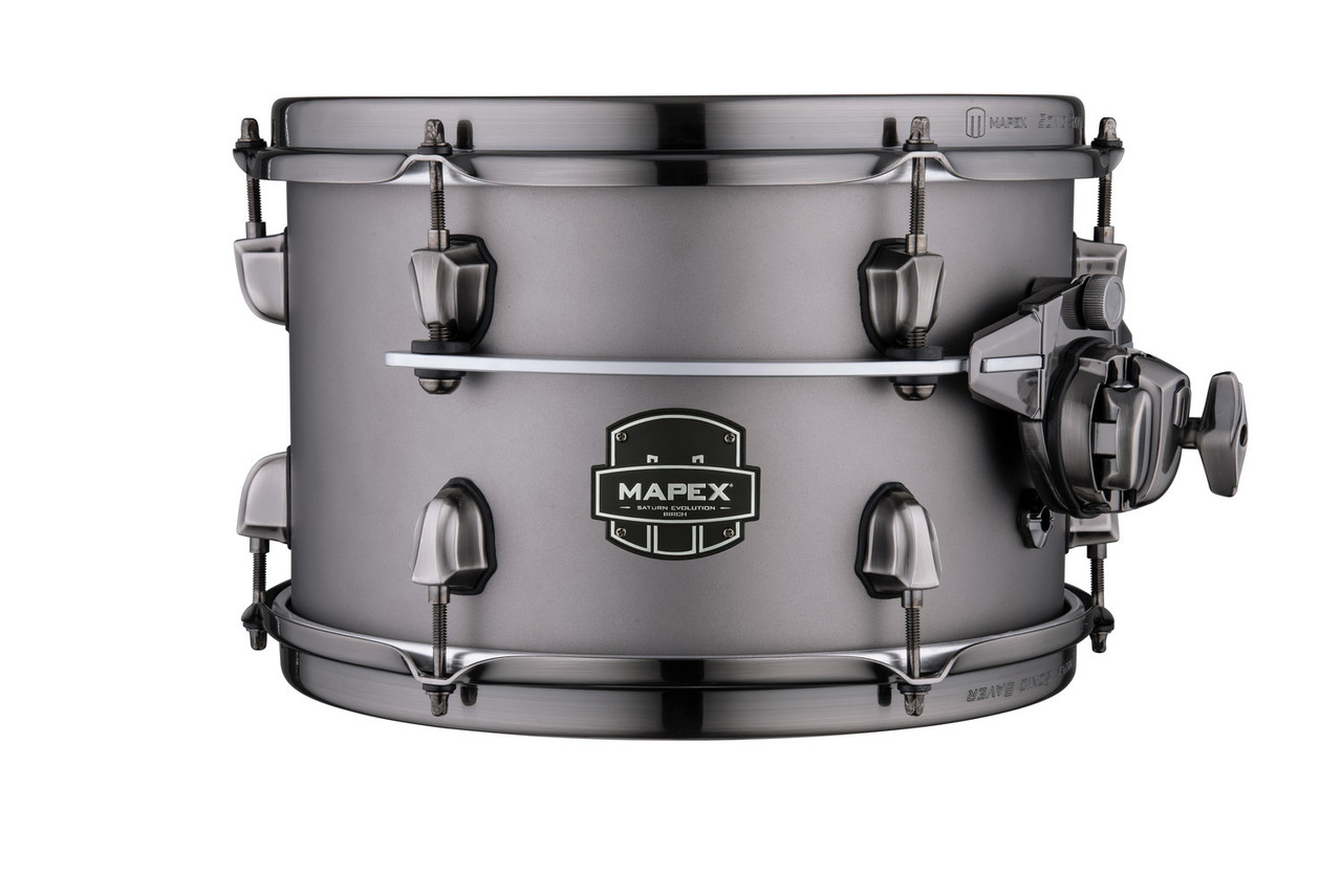 Mapex Saturn Evolution Maple 8 x 7 Tom - Gun Metal Grey (SET807MBPG) | Musician Madness