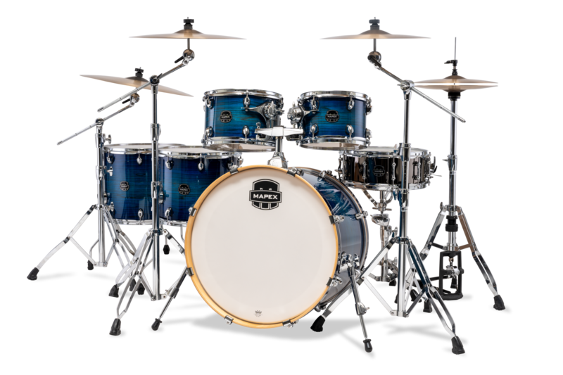 Mapex Armory Studioease Shell Pack Fast Toms - Blue Wave Burst (AR628SFUVNJ) | Musician Madness