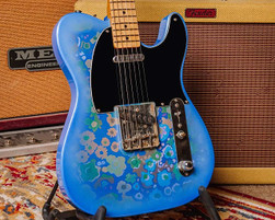 The Iconic 1968 Blue Flower Guitar: A Collectors Dream