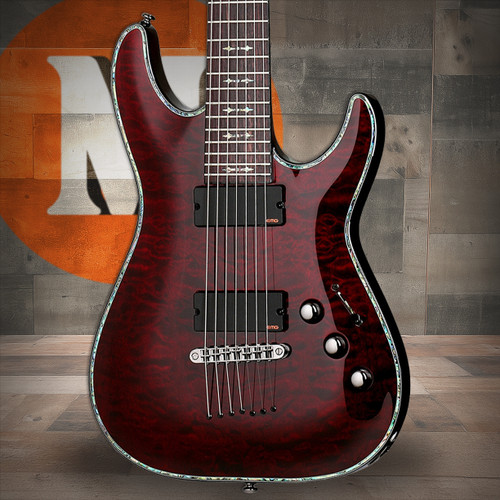 Schecter Hellraiser C-7 Electric Guitar - Black Cherry (1792) | Musician Madness