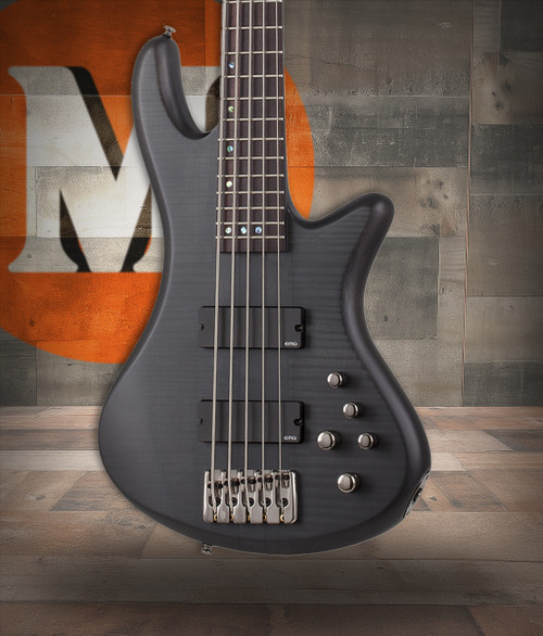 Shop the Schecter Stiletto Studio-5 5-String Electric Bass Guitar (2721) at Musician Madness. Powerful active tone, sleek feel, and studio-ready performance.