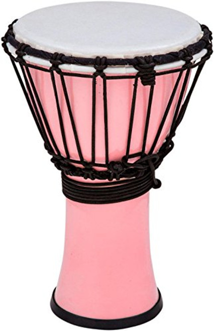 Toca a TFCDJ-7PK Colorsound 7-Inch Djembe, Pastel Pink