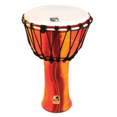 Toca a SFDJ-9F Freestyle Rope Tuned 9-Inch Djembe - Fiesta Finish