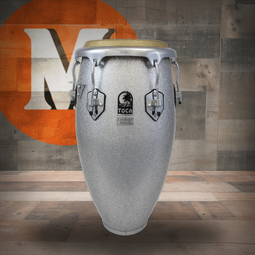 Toca CDLX Fiberglass Conga 12.5" - Silver (4612-1/2FS) | Musician Madness