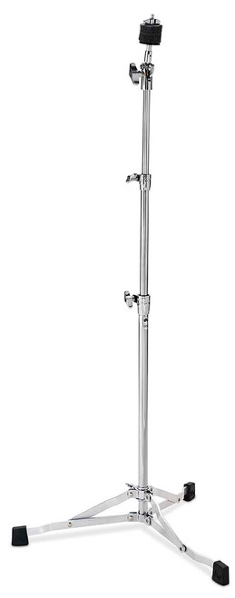 The DW 6000 Ultralight Straight Cymbal Stand (DWCP6710UL) features a retro flat-base design made from ultralight tubing for maximum portability. Despite its lightweight build, it offers stable support, smooth height adjustment, and classic DW reliability, making it ideal for jazz drummers, acoustic performers, and minimalistic gig setups.