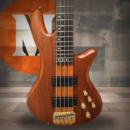 Schecter Stiletto Studio Bass Guitar - Honey Satin (2720) | Musician Madness
