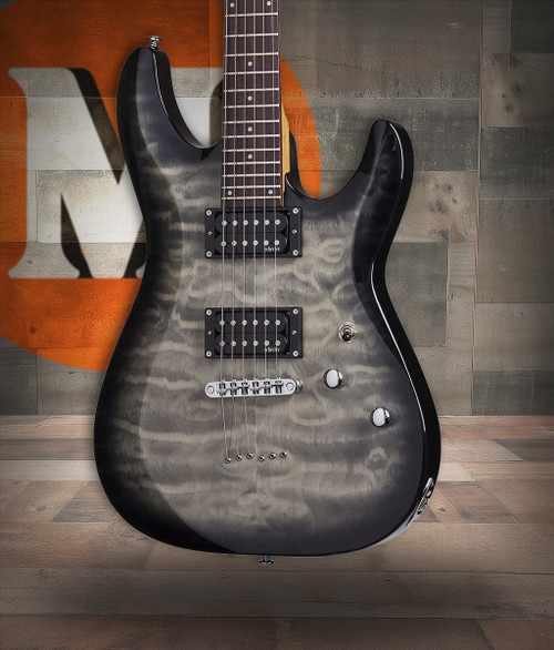Schecter C-6 Plus - Charcoal Burst (446) | Musician Madness