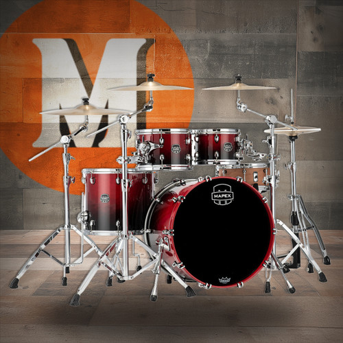 SIGNALS FROM SATURN / 二枚セット メタルコア Mapex Saturn Fusion 4-Piece Shell Pack (No Snare) - Teal Blue Fade