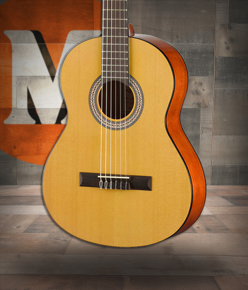 Walden N350-3/4 Standard 3/4 Nylon Classical - Gloss Natural (N350-3/4/W) | Musician Madness