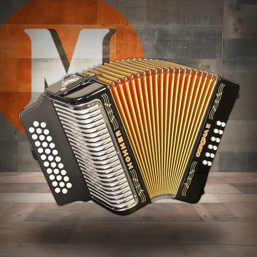 Hohner Corona II FBbEB - Jet Black (3500FB) | Musician Madness