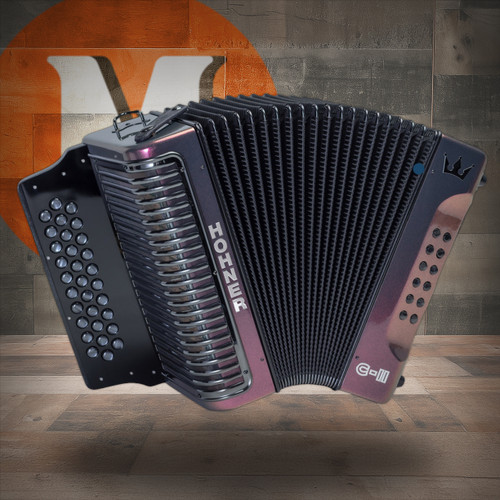 Hohner Corona C-II Accordion GCF - Red To Gold (C-II GCF RTG)
