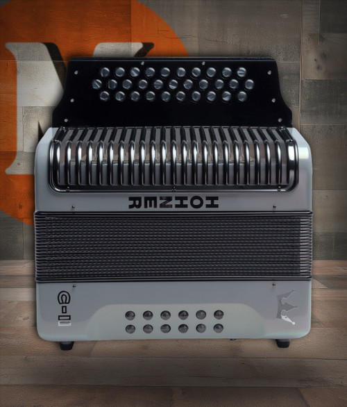 Shop the Hohner Corona C-II GCF Accordion in Silver Rainbow (C-II GCF SVRB) at Musician Madness. Classic diatonic tone, iconic look, and pro performance.