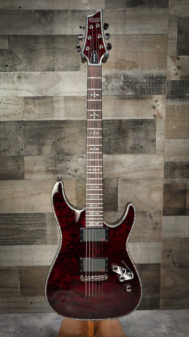 Shop the Schecter Hellraiser C-1 Electric Guitar in Black Cherry (1788) at Musician Madness. High-output EMG tone, premium build, fast shipping.