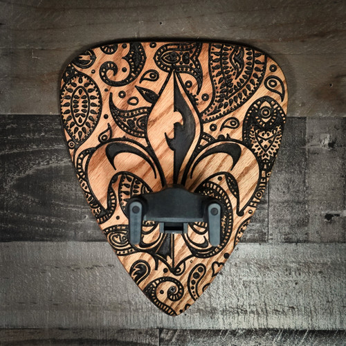 Guitar Chopps Fleur De (Pais)Lis Guitar Pick Guitar Hanger|Musician Madness