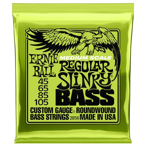 Ernie Ball 2832 Regular Slinky Nickel Wound Electric Bass Guitar Strings - .050-.105