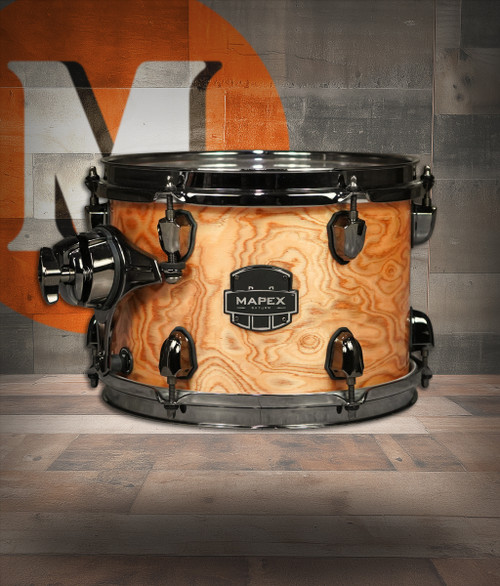 Mapex Saturn 12x9 Mounted Tom Natural Maple Burl B-Stock/Demo Model
