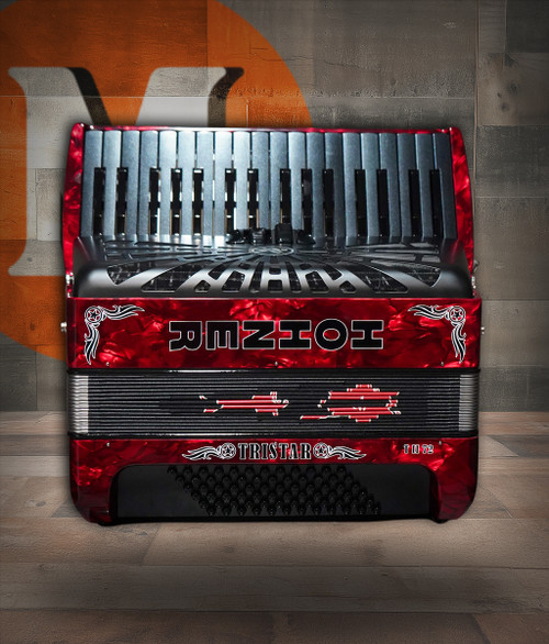 Hohner Tristar II 72 Bravos Series Piano Accordion (TRISTAR II 72 RD)|Musician Madness