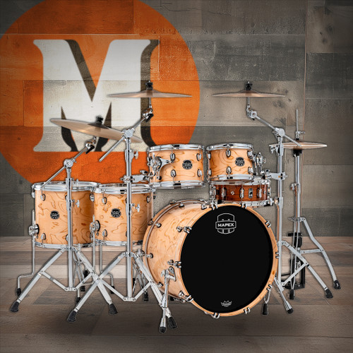 Mapex Saturn VI Studioease Shell Pack 5-Piece - Exotic Natural Mapex Saturn VI Studioease Shell Pack 5-Piece - Exotic Natural