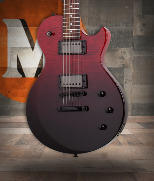 The Schecter Solo-II Standard (3960) in Blood Burst features a carved top, mahogany body, and a fast thin-C neck for smooth, effortless playability. Its high-output humbuckers deliver aggressive punch and rich sustain, while the Blood Burst finish adds a dramatic, modern aesthetic. A great choice for rock, metal, and lead players wanting powerful tone and premium build quality.