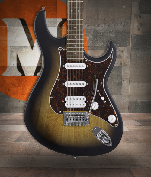 Cort G Series Double Cutaway Electric Guitar - Open Pore Sunburst (G110OPSB-U) | Musician Madness