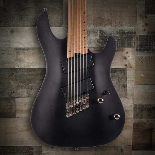 Cort KX Series Multi Scale 7 String Electric Guitar - Open Pore Black|Musician Madness