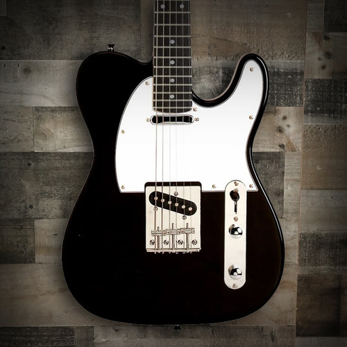 Austin ATC200BK Classic Bolt-On Single Cutaway - Black|Musician Madness