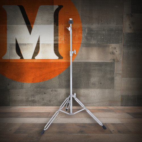 Mapex C250 250 Series Cymbal Stand in Chrome â€“ lightweight adjustable cymbal stand with double-braced legs, smooth adjustment, and durable chrome hardware