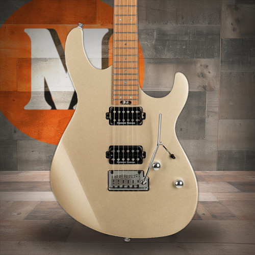 Cort G300 Pro Double Cutaway Electric Guitar - Metallic Gold