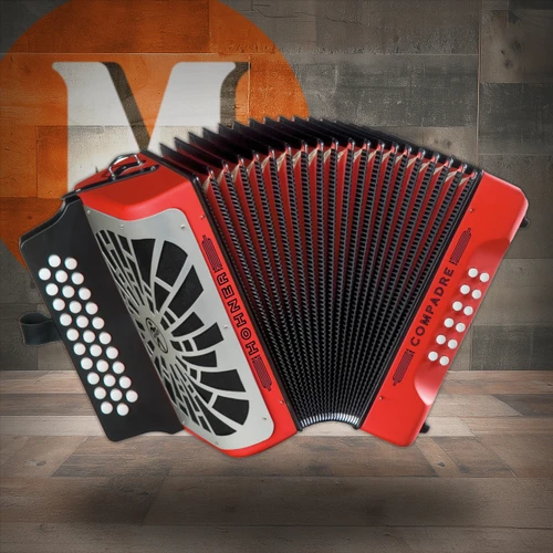Hohner Compadre EAD Accordion - Red w/ Gig Bag (COER-N) | Musician Madness