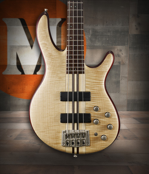 Cort Artisan Series A4 Plus Bass Guitar - Open Pore Natural | Musician Madness