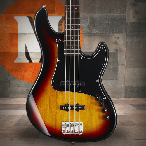 Cort GB Series Bass Guitar - 3 Tone Sunburst (GB34JJ3TS-U) | Musician Madness