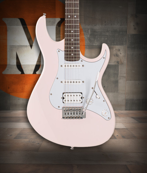 Cort G Series 200 Double Cutaway Electric Guitar in Pastel Pink finish with HSS pickups and contoured body design.