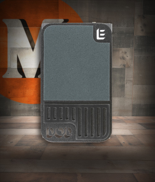 Digitech DOD MINIEXP Mini Expression Pedal featuring lightweight aluminum housing and smooth foot control—ideal for adjusting effect parameters on any pedalboard.