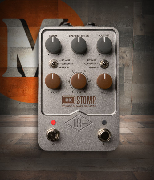 UAFX OX-STOMP Dynamic Speaker Emulator Pedal | Musician Madness