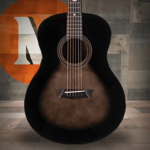 Washburn Novo S9 Bella Tono Studio Acoustic Guitar - Gloss Charcoal Burst (BTS9CH-D-U) | Musician Madness