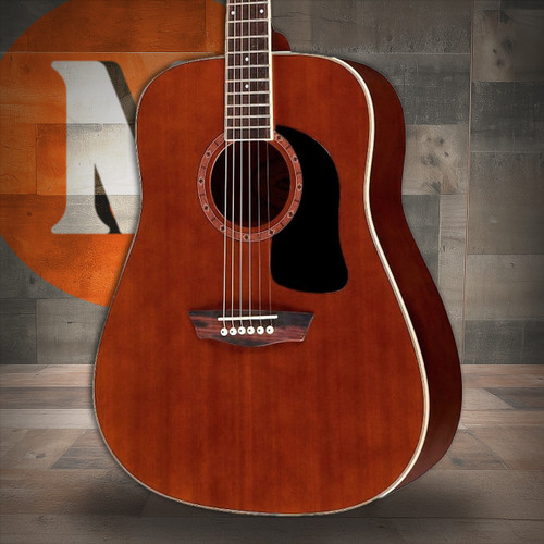 Washburn WD100DL Dreadnought Mahogany Acoustic Guitar w/ Gigbag (WD100DLMK-U)|Musician Madness