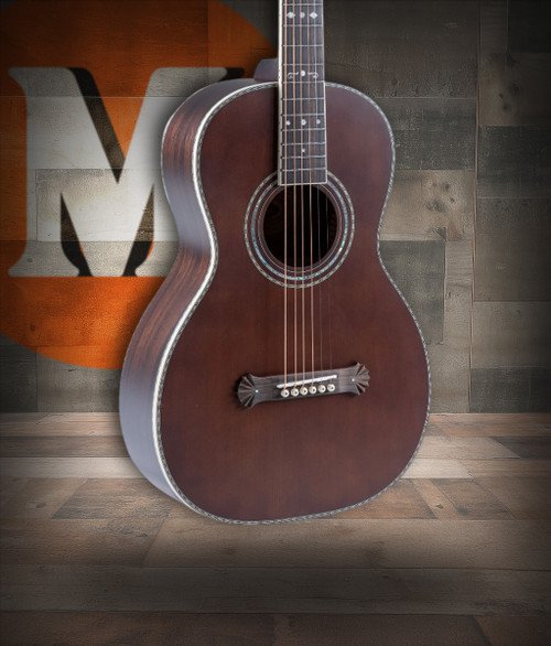 Washburn R310K Victorian Series Parlor Acoustic Guitar featuring vintage 19th-century styling and warm parlor tone â€“ Musician Madness
